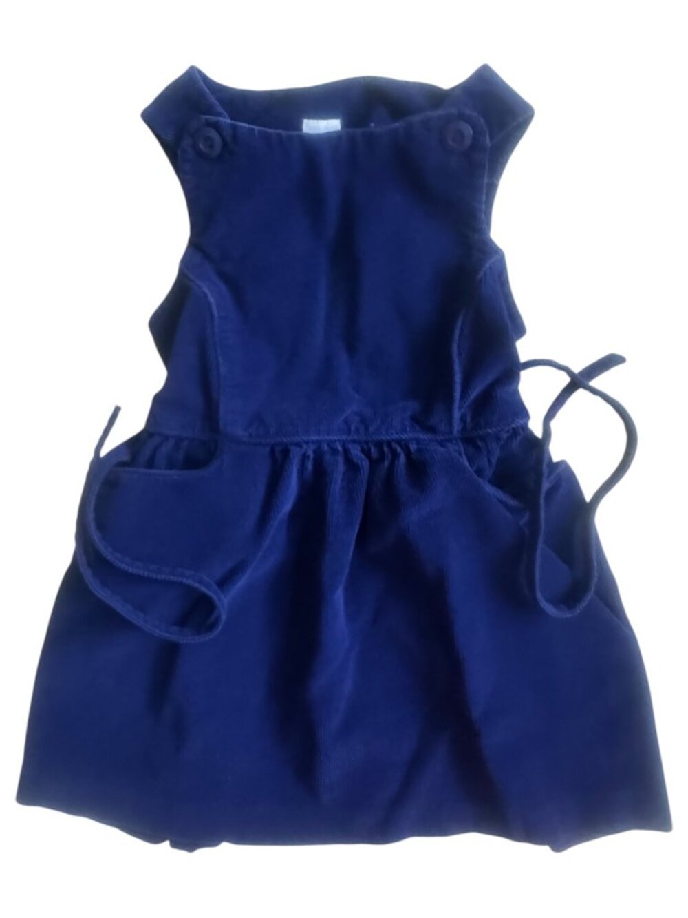 Alyssa Blue Corduroy DRESS Size Girl's 6 Vintage